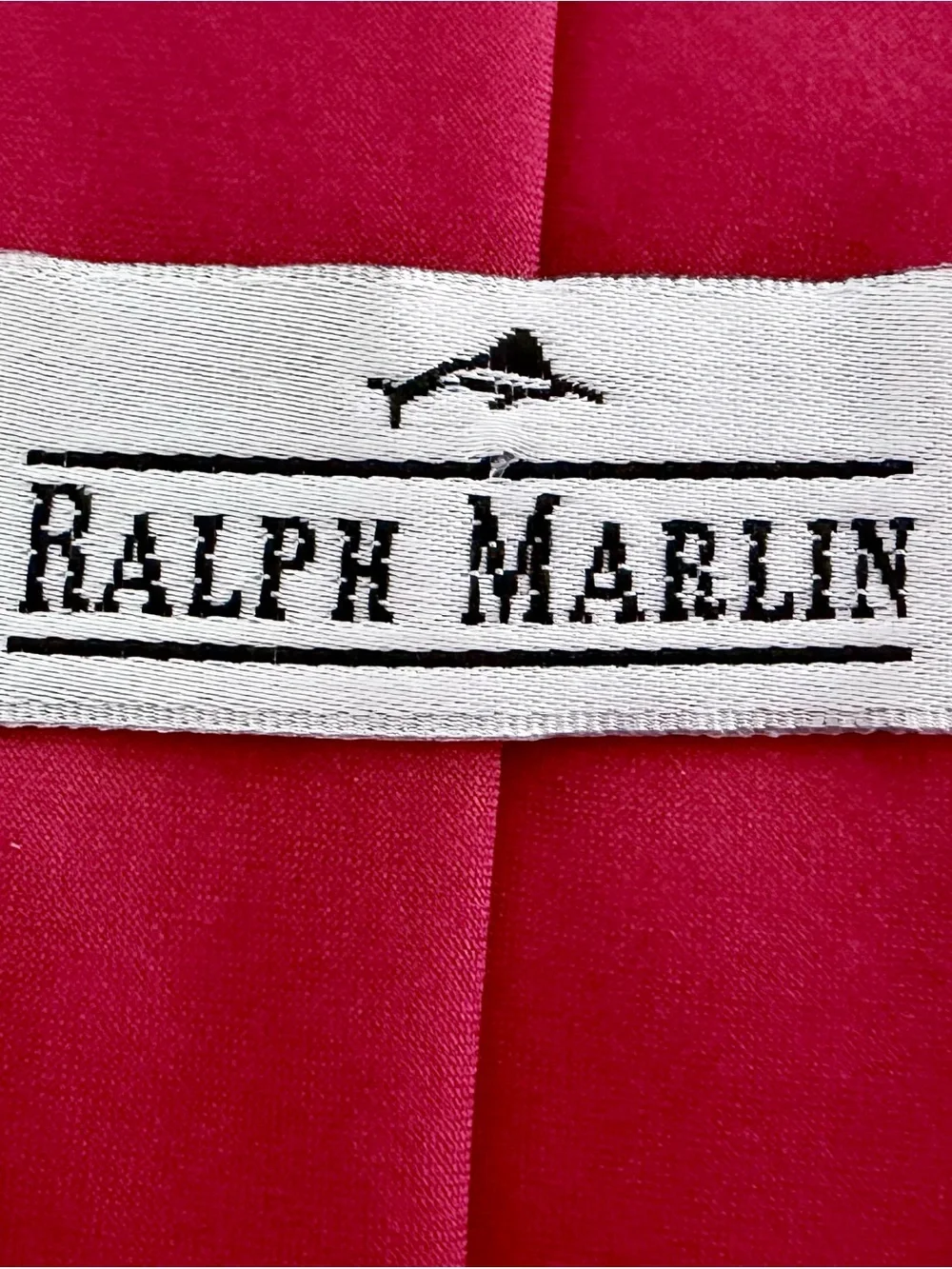 Vintage Ralph Marlin Dilbert Drop Everything Cartoon Novelty Tie Red Y2K